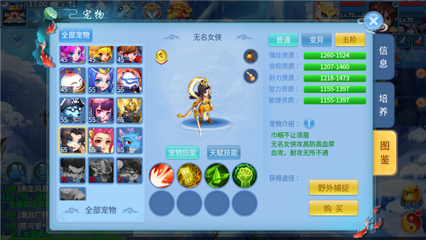 天书奇谈宠物推荐攻略2