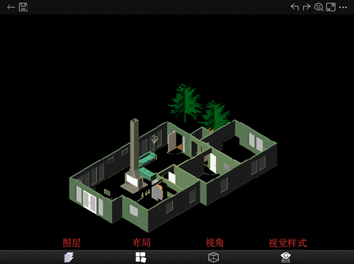CAD看图王手机版如何查看3d图纸模型2