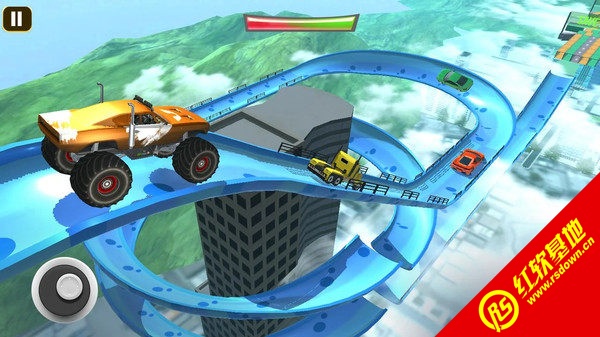 巨型坡道冲击(Light Quad Bike Mega Ramp GT Stu)